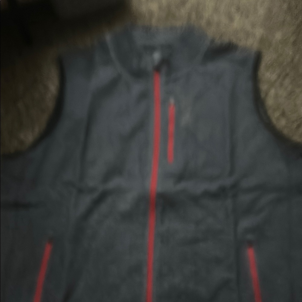 Tapout Gray and Red Athletic Vest